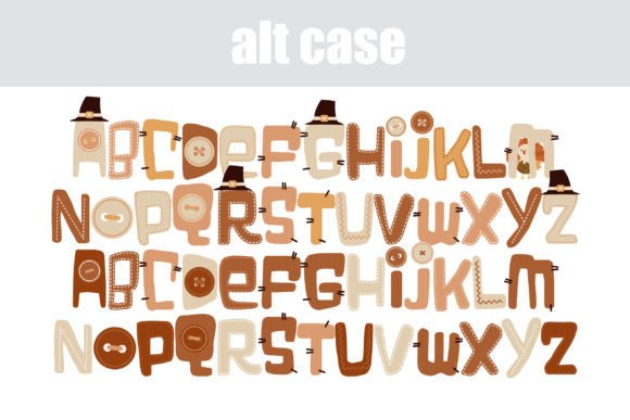 Sew Grateful Font PNG with transparent background - Preview 6