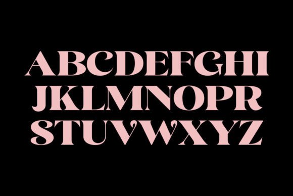 Siency Display Font PNG with transparent background - Preview 1