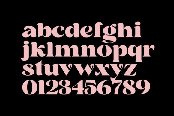 Siency Display Font PNG with transparent background - Preview 2