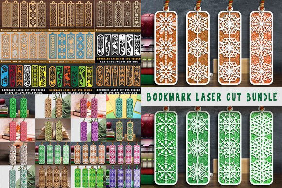 Big Bookmark Laser Cut SVG Bundle