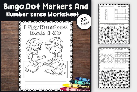 Number Recognition Worksheets 0 to 20 cover