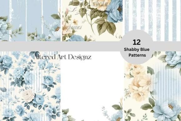 Shabby Blue Backgrounds