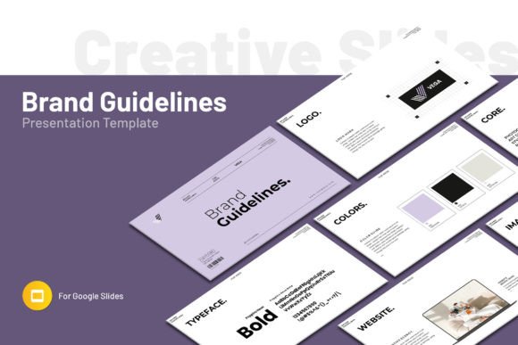 Brand Guideline Google Slides Template - Digital