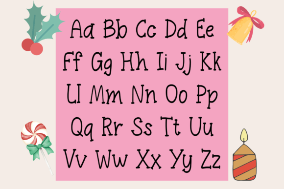 Candy Cane Font - Preview 4