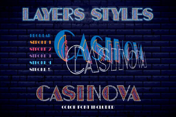 Casinova Font - Preview 1