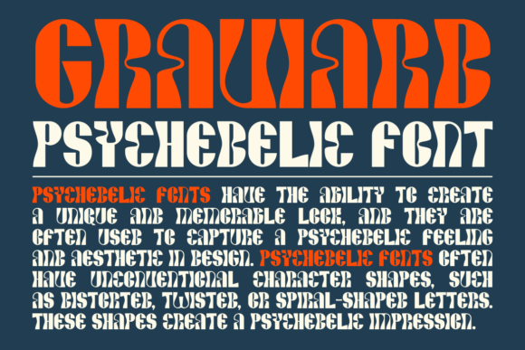 Graviard Font PNG with transparent background - Preview 3