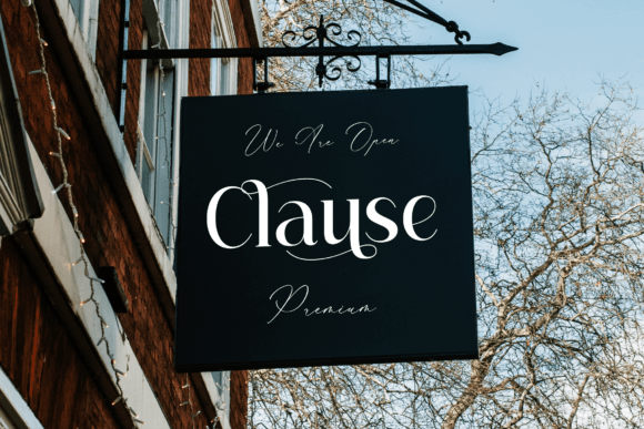 Haglueta Klaristto Font PNG with transparent background - Preview 5