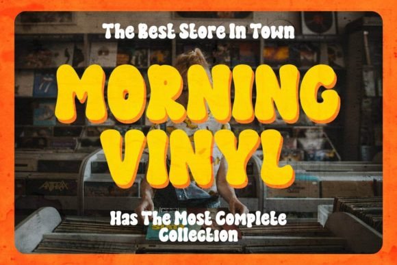 Master Retro Font PNG with transparent background - Preview 2