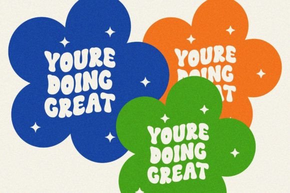 Master Retro Font PNG with transparent background - Preview 5