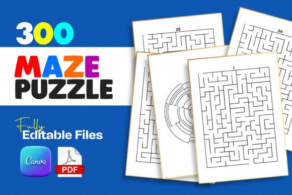 Maze Puzzle for Kids- 300 Mazes Interior