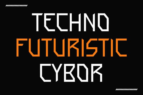 Mecha Corps Font PNG with transparent background - Preview 2