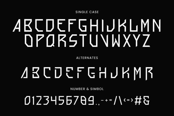 Mecha Corps Font PNG with transparent background - Preview 5
