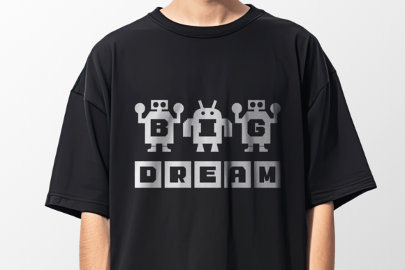 Robot Smart Font PNG with transparent background - Preview 1