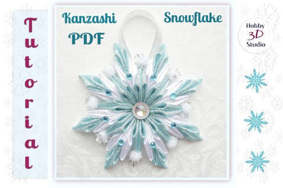 Snowflake Kanzashi Tutorial PDF