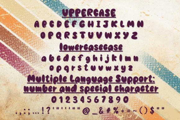 60’s Retro Font - Preview 4