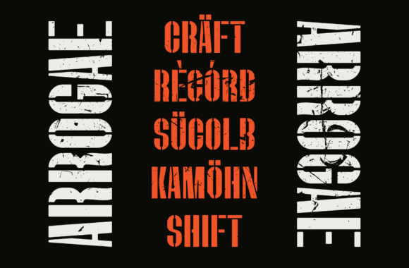 Arrogae Font - Preview 3