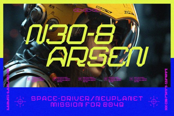 Arsegzone Font - Preview 2