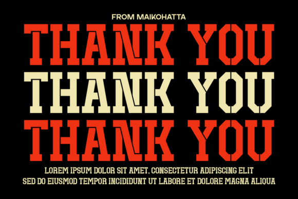 Bandex Font PNG with transparent background - Preview 6