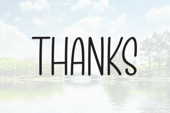 Beautiful Lake Font - Preview 6