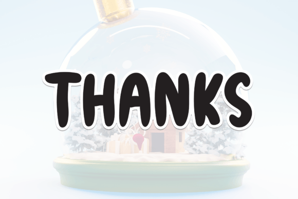 Bubble Christmas Font - Preview 6