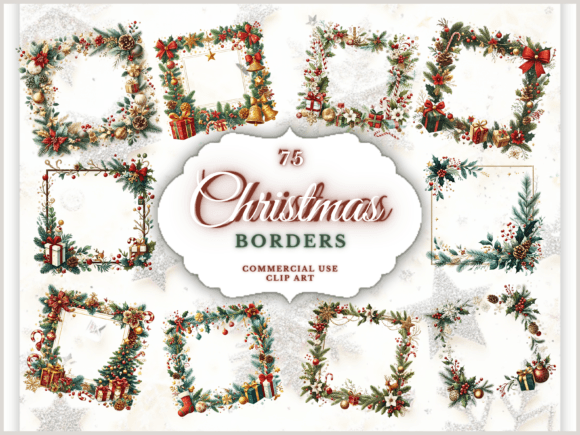 Christmas Border Clipart Christmas Frame