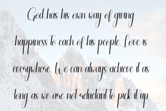 Christmas Reading Font - Preview 5