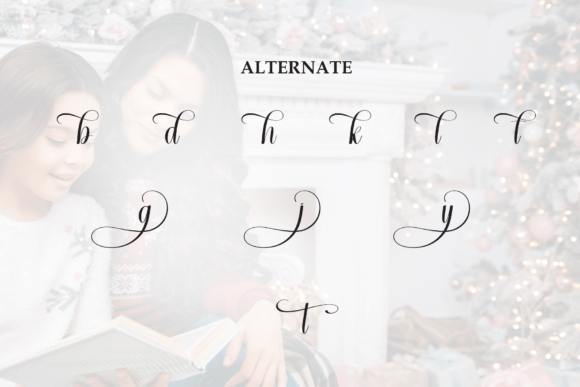 Christmas Reading Font - Preview 6