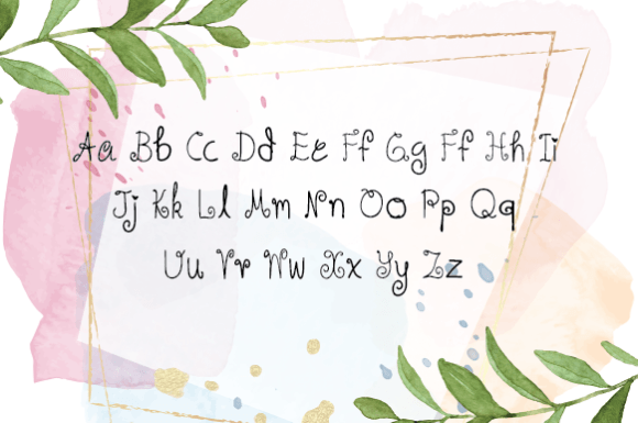 Flora Font - Preview 1