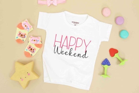 Good Attitude Font PNG with transparent background - Preview 2