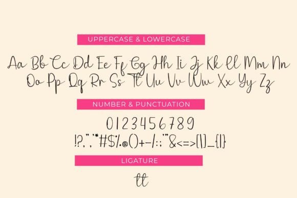 Good Attitude Font PNG with transparent background - Preview 5