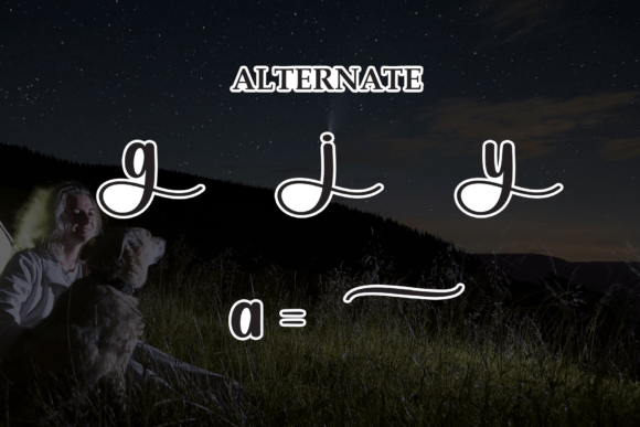 Happy Night Font - Preview 6