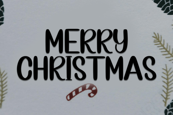 Happy Winter Day Font PNG with transparent background - Preview 1