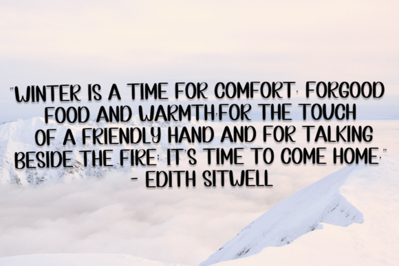 Happy Winter Day Font PNG with transparent background - Preview 3