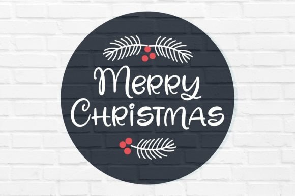 Holidays Christmas Font - Preview 1