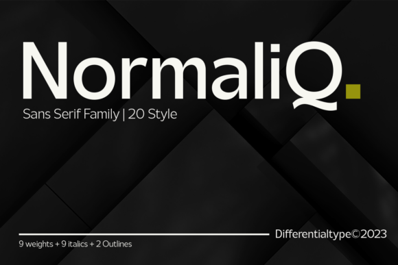 Normaliq Sans Serif Font By Differentialtype