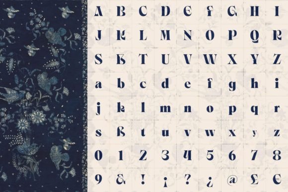 Ornable Font PNG with transparent background - Preview 1