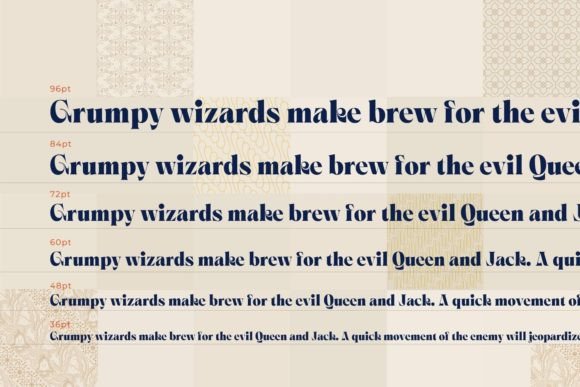 Ornable Font PNG with transparent background - Preview 3