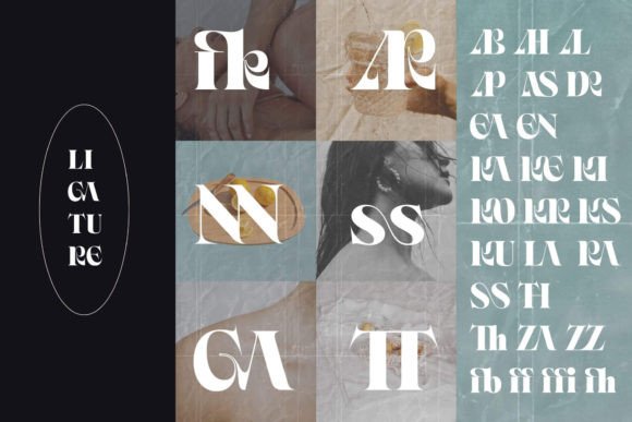 Ornable Font PNG with transparent background - Preview 5