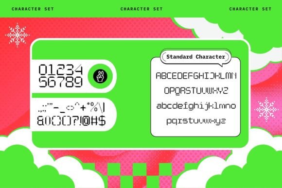Pixalatte Font PNG with transparent background - Preview 2