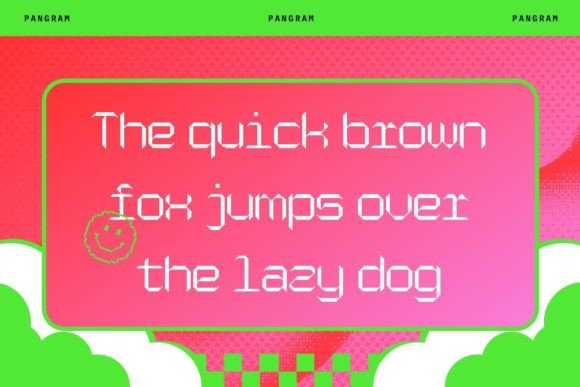 Pixalatte Font PNG with transparent background - Preview 3