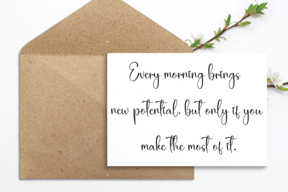 Slowly Christmas Font PNG with transparent background - Preview 3