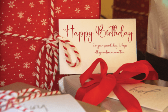 Slowly Christmas Font PNG with transparent background - Preview 4