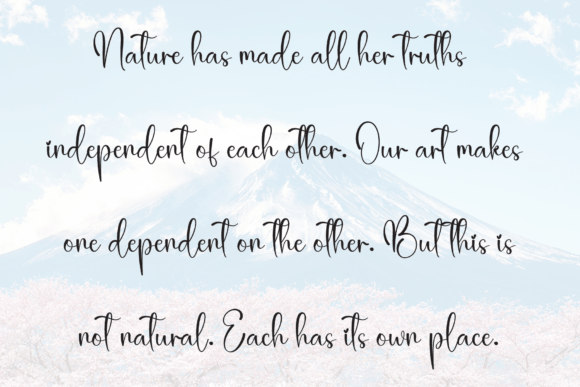 Slowly Christmas Font PNG with transparent background - Preview 5