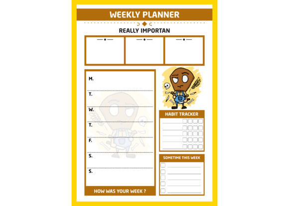 ADHD Planner - Killer Farmer Theme