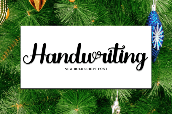 Christmas Alternate Font PNG with transparent background - Preview 1