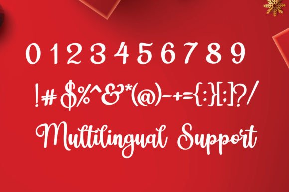 Christmas Holly Font - Preview 5