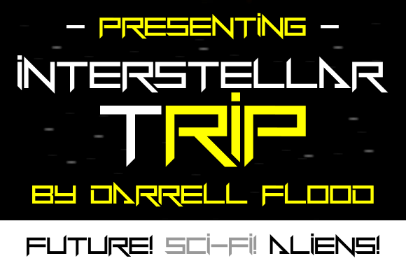 Interstellar Trip Font PNG with transparent background - Preview 1