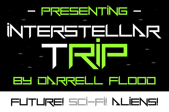 Interstellar Trip Font PNG with transparent background - Preview 2