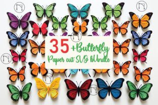 Paper Cut Butterfly SVG Mega Bundle