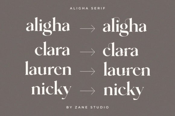 Aligha Font - Preview 2
